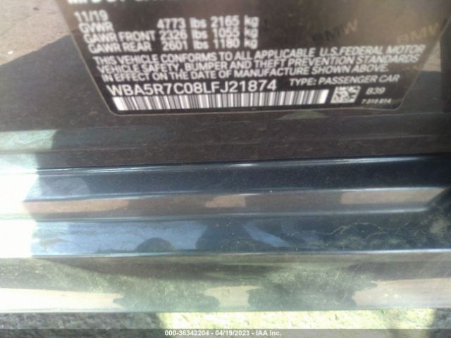 WBA5R7C08LFJ21874 BMW 3 Series 330i Xdrive