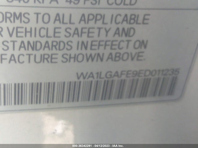 WA1LGAFE9ED011235 Audi Q7 3.0t Premium Plus