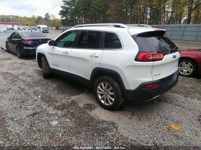 2017 Jeep Cherokee Limited მანქანა იყიდება აუქციონზე, vin: 1C4PJMDB0HW620810, აუქციონის ნომერი: 36342501