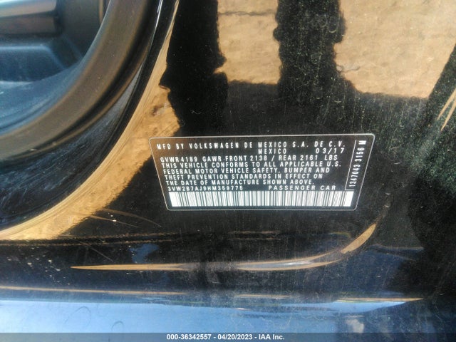 3VW2B7AJ9HM359775 Volkswagen Jetta 1.4t S