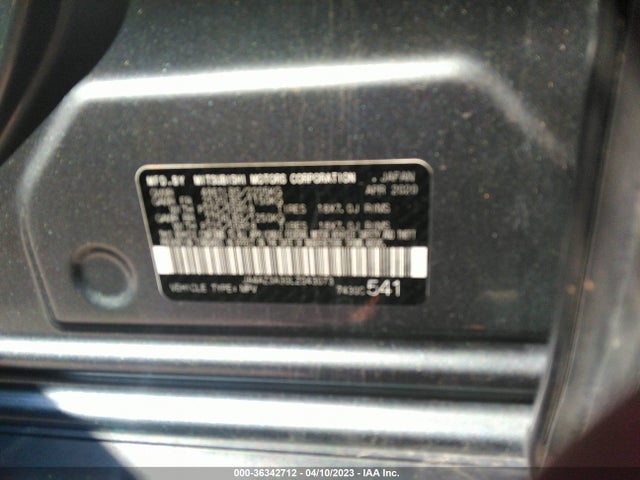 JA4AZ3A30LZ043073 Mitsubishi Outlander Es/se/sel/le/sp