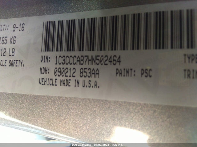 Chrysler 200 Limited Platinum 2017 1C3CCCAB7HN502464 Image 9