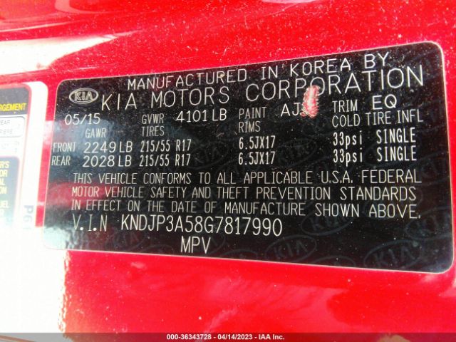 KNDJP3A58G7817990 KIA SOUL +