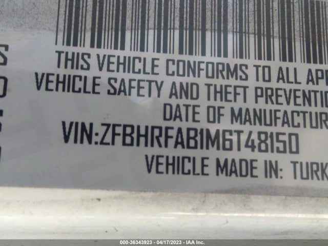 RAM Promaster City Tradesman 2021 ZFBHRFAB1M6T48150 Image 10