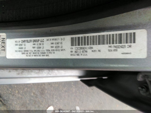 1C3CCBBG6EN114304 Chrysler 200 Touring