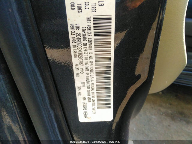 Dodge Grand Caravan Sxt 2014 2C4RDGCGXER205707 Image 9