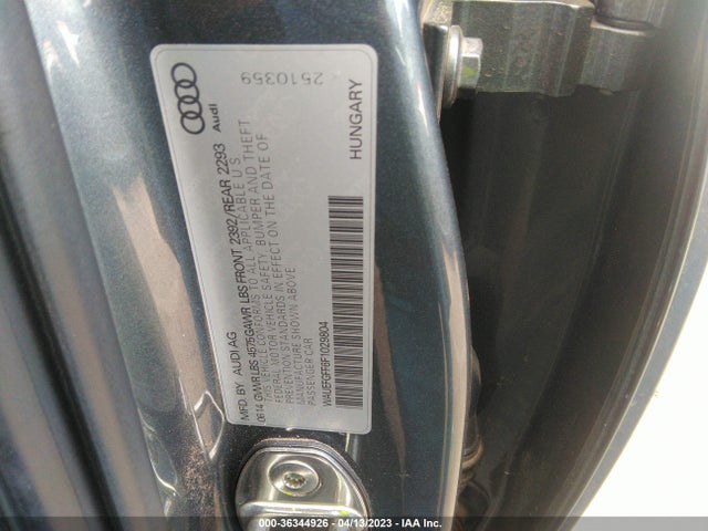 WAUEFGFF6F1029804 Audi A3 2.0t Premium Plus