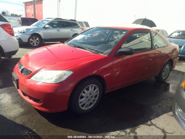 2005 HONDA CIVIC CPE LX VIN: 1HGEM22555L029614