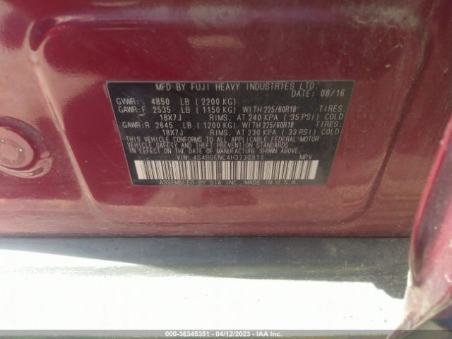 4S4BSENC4H3230911 Subaru Outback Limited