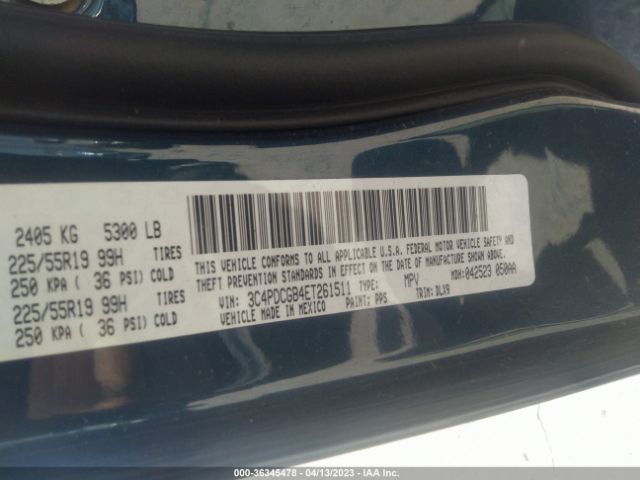 3C4PDCGB4ET261511 Dodge Journey Crossroad