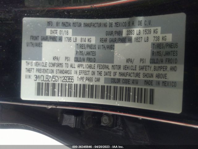 3MYDLBZV5GY129355 Scion IA
