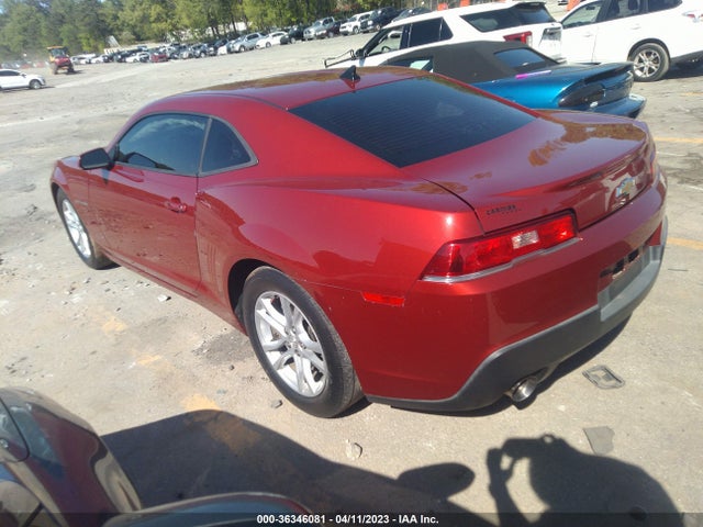 2015 CHEVROLET CAMARO LT VIN: 2G1FD1E38F9287649
