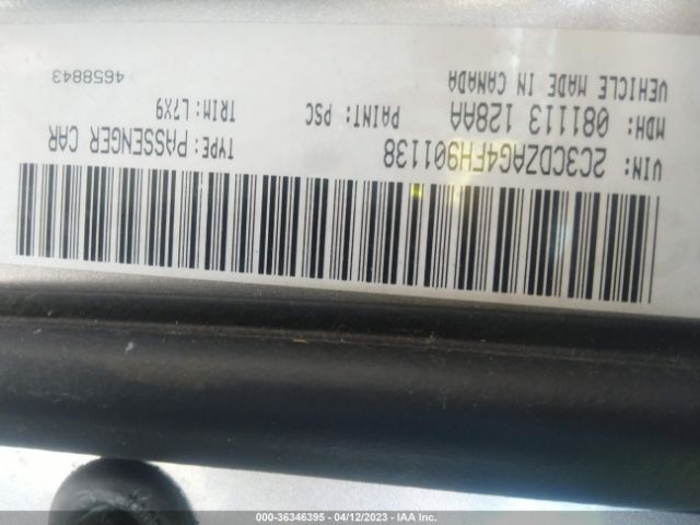 2C3CDZAG4FH901138 Dodge Challenger Sxt