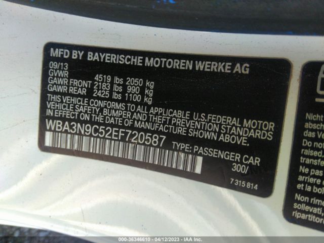 WBA3N9C52EF720587 BMW 4 Series 428i Xdrive