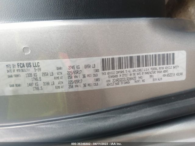 2C4RDGEG3LR204425 Dodge Grand Caravan Gt