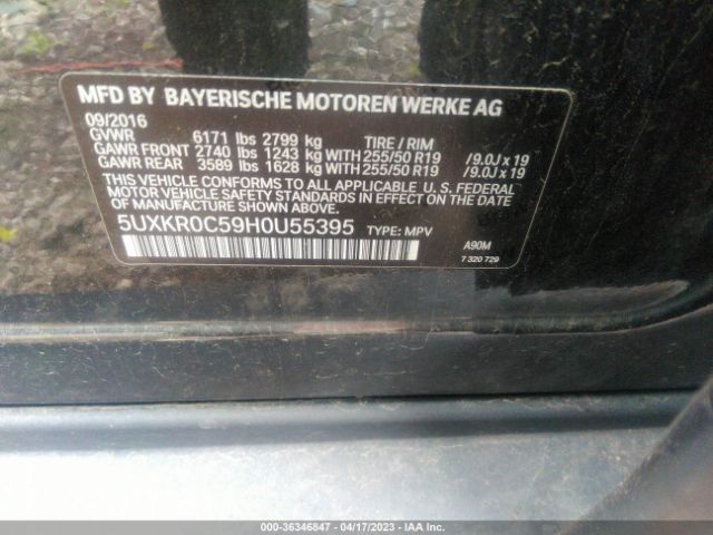 5UXKR0C59H0U55395 BMW X5 Xdrive35i
