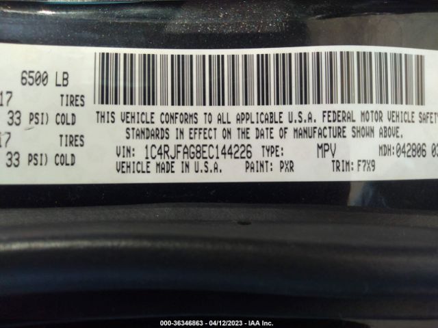 1C4RJFAG8EC144226 Jeep Grand Cherokee Laredo