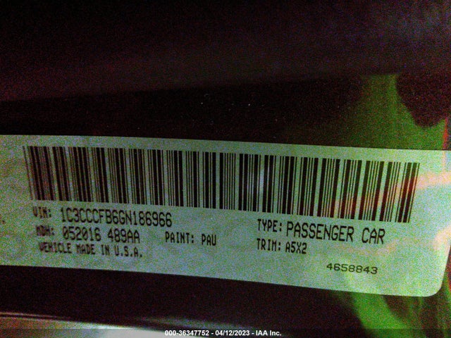 1C3CCCFB6GN186966 Chrysler 200 Touring