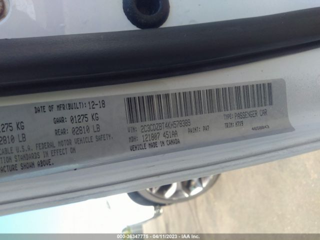 2C3CDZBT4KH578389 Dodge Challenger R/t