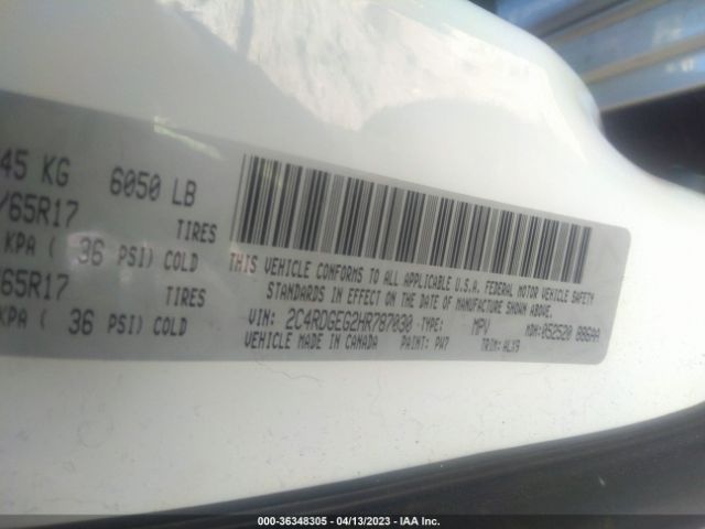 2C4RDGEG2HR787030 Dodge Grand Caravan Gt