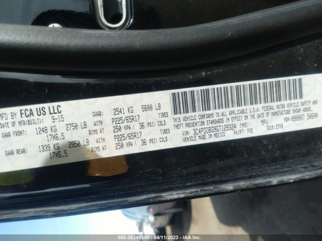 3C4PDDBG9GT129324 Dodge Journey Sxt