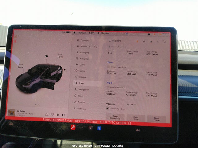 Tesla Model Y Long Range 2022 7SAYGDEE9NF321928 Image 7