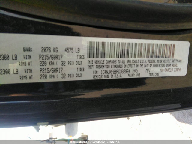 1C4NJRFB8FD332964 Jeep Patriot Latitude