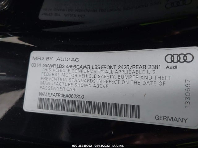 Audi A5 Premium Plus 2014 WAULFAFR4EA062300 Image 9