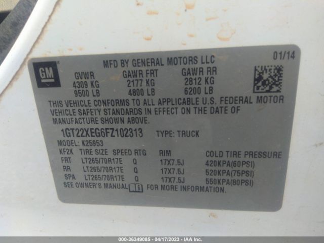 1GT22XEG6FZ102313 GMC SIERRA 2500HD