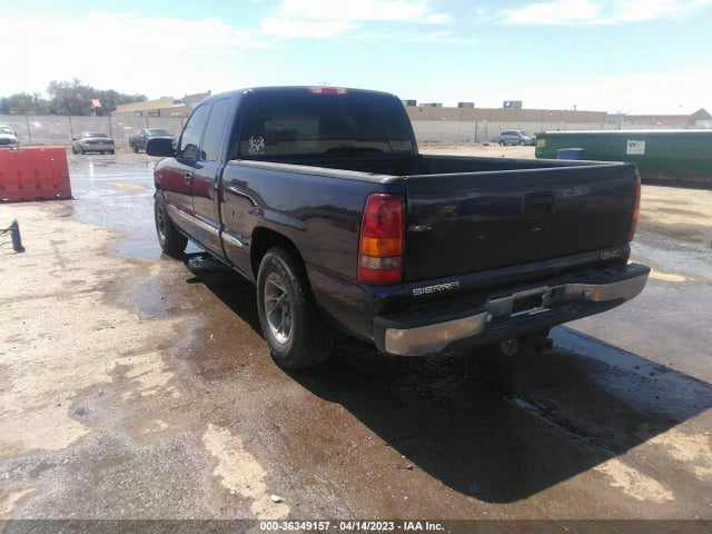 2001 GMC SIERRA 1500 SLE VIN: 2GTEC19T611147316