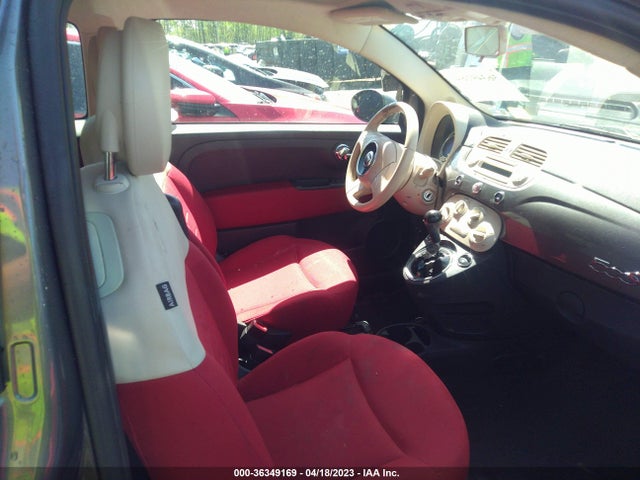 2012 FIAT 500 POP VIN: 3C3CFFDR0CT186772