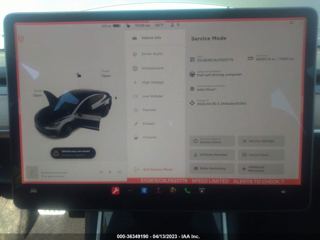 Tesla Model 3 Performance 2020 5YJ3E1EC9LF623775 Image 8
