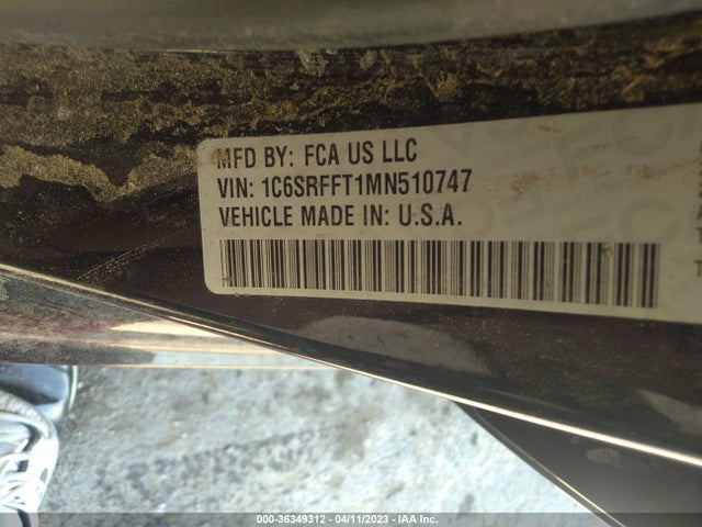 RAM 1500 Big Horn 2021 1C6SRFFT1MN510747 Image 9