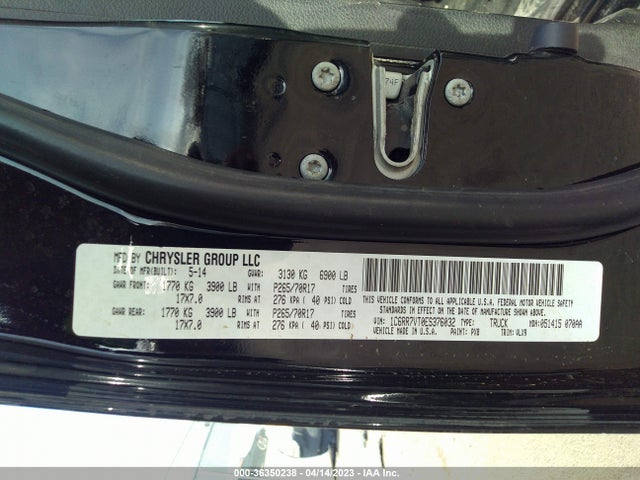 1C6RR7VT0ES376032 RAM 1500 Laramie