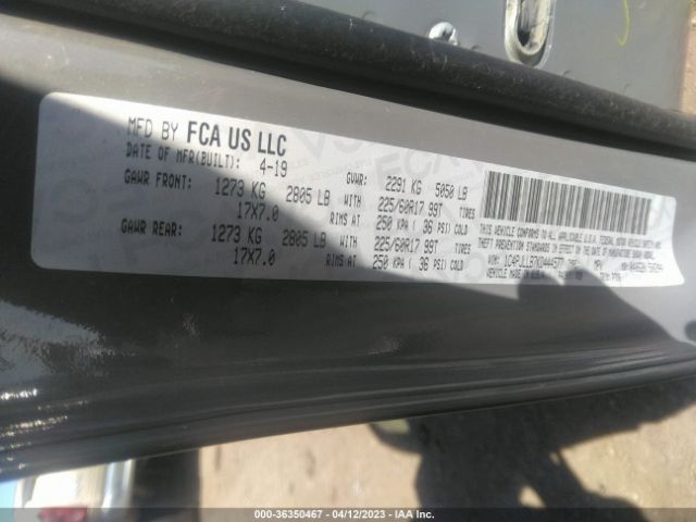 1C4PJLLB7KD444577 Jeep Cherokee Latitude Plus