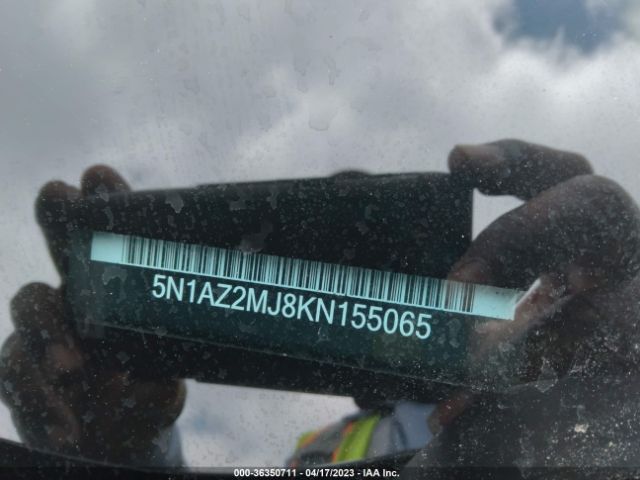 5N1AZ2MJ8KN155065 Nissan MURANO SV