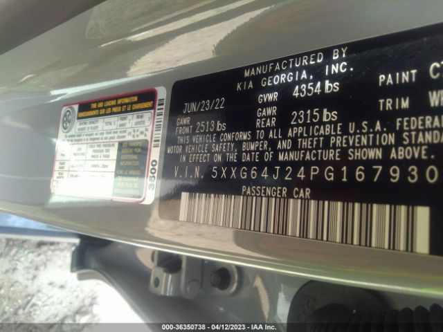 5XXG64J24PG167930 KIA K5 Gt-line