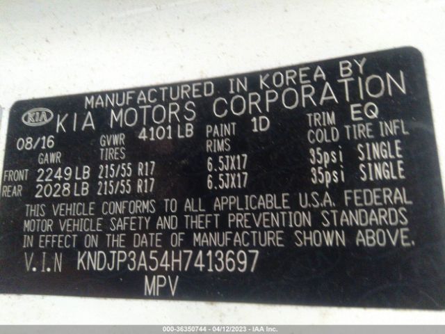 KNDJP3A54H7413697 KIA SOUL +