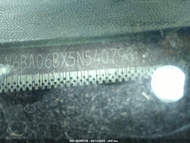2005 NISSAN TITAN SE VIN: 1N6BA06BX5N540798