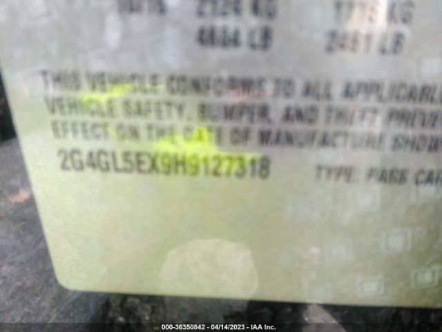 2G4GL5EX9H9127318 Buick Regal Sport Touring