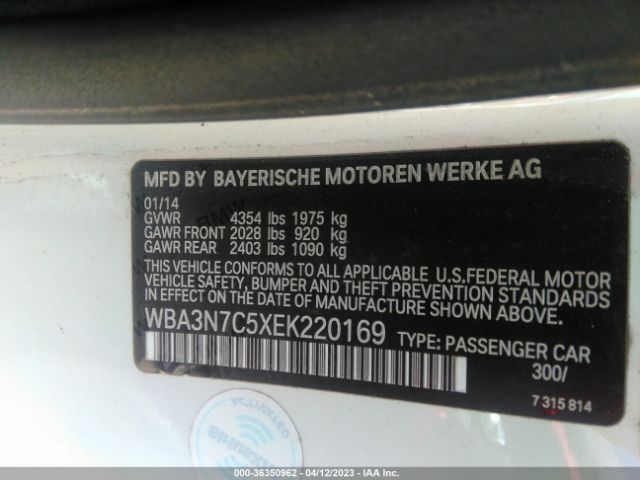 WBA3N7C5XEK220169 BMW 4 Series 428i