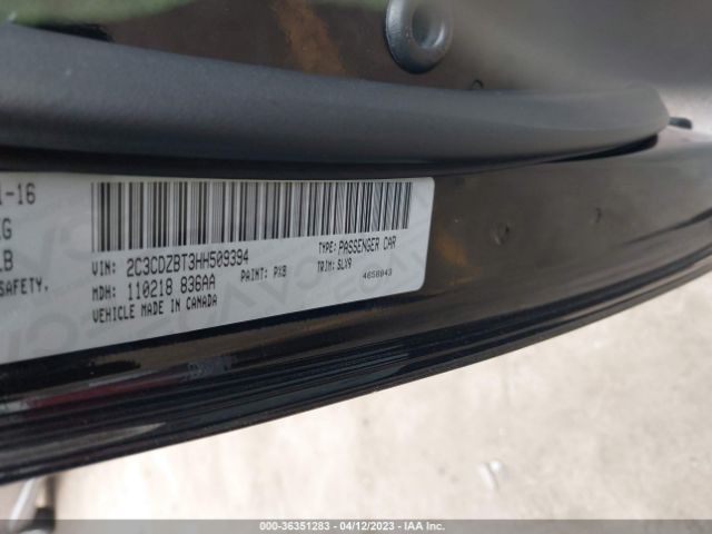 2C3CDZBT3HH509394 Dodge Challenger R/t Plus Shaker