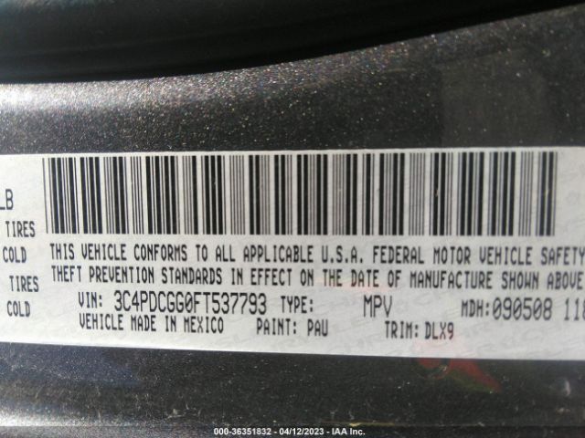 3C4PDCGG0FT537793 Dodge Journey Crossroad