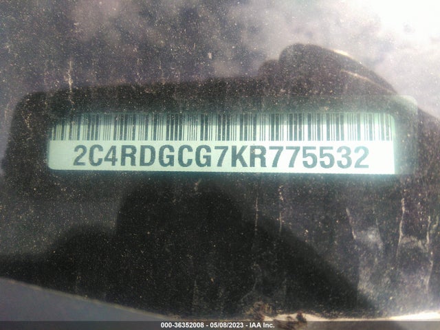 Dodge Grand Caravan Sxt 2019 2C4RDGCG7KR775532 Image 9