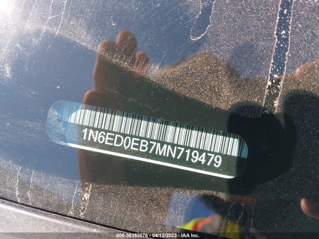 2021 NISSAN FRONTIER SV VIN: 1N6ED0EB7MN719479