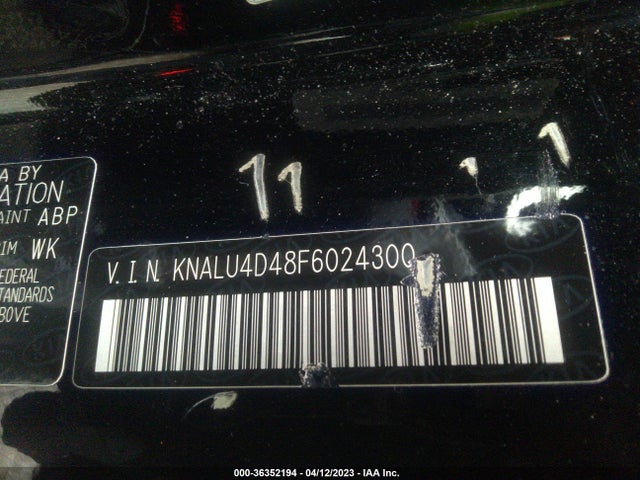 KIA K900 Premium 2015 KNALU4D48F6024300 Image 9