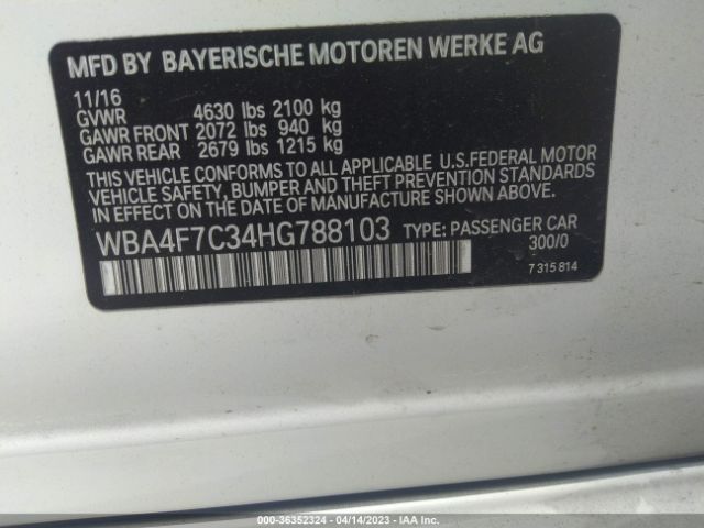 WBA4F7C34HG788103 BMW 4 Series 430i