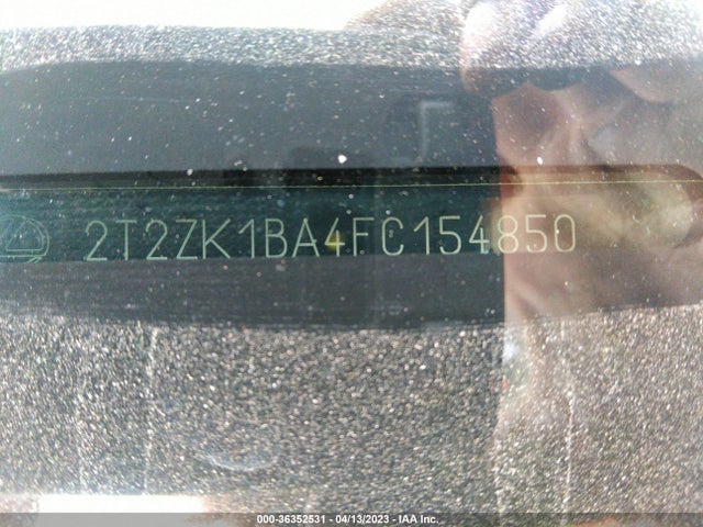 2T2ZK1BA4FC154850 Lexus RX 350