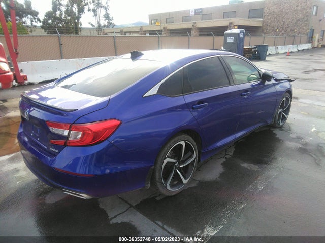 2021 HONDA ACCORD SEDAN SPORT VIN: 1HGCV1F33MA100486