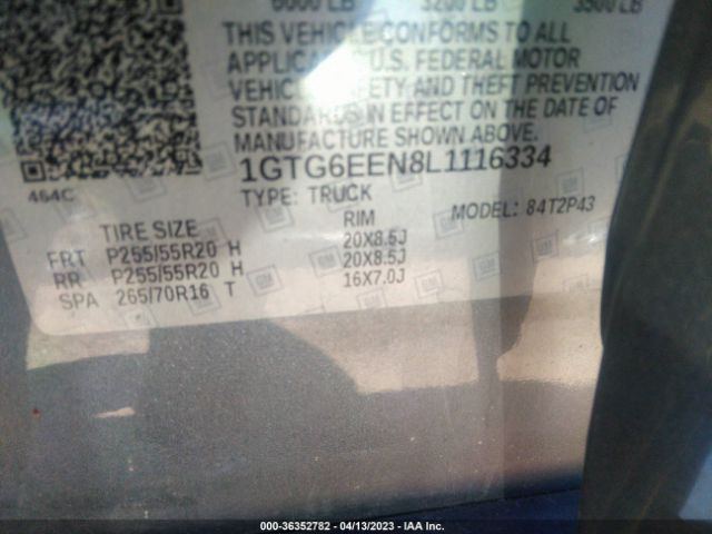 1GTG6EEN8L1116334 GMC Canyon 4wd Denali